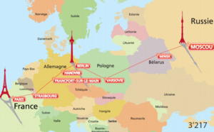 Train : nouvelle ligne Paris-Berlin-Moscou dès le 16 décembre 2015