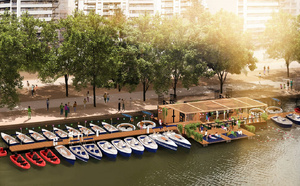 Tourisme fluvial à Paris : découvrez la nouvelle base nautique du bassin de la Villette