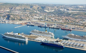 Marseille : la croisière assure la croissance de l'activité passagers en 2015