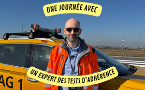 Une journée avec Nuno Da Silva, expert des tests d'adhérence sur les pistes d'aéroport (vidéo)