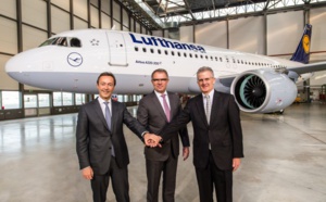 Lufthansa prend livraison de son 1er A320neo