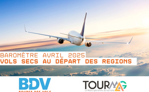 TourMaG et Bourse des vols lancent un nouveau baromètre vols secs au départ des régions !