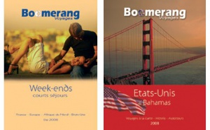 Boomerang : deux nouvelles brochures été, courts séjours et USA