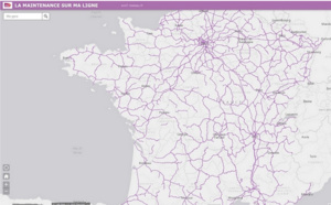 SNCF : une carte interactive pour présenter les travaux sur les lignes