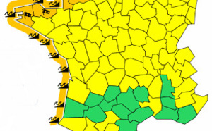 Vents et vagues : 16 départements français en vigilance orange Vents et vagues : 16 départements français en vigilance orange
