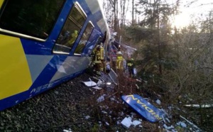 Allemagne : collision entre deux trains en Bavière, au moins 9 morts