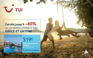 TUI : -40 % en Grèce et à Chypre jusqu'au 23 février 2016