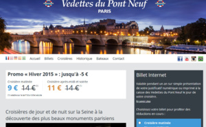 France Tourisme rachète le groupe des Vedettes du Pont Neuf