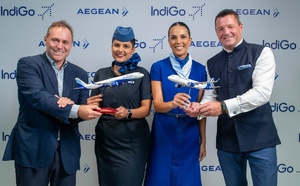 AEGEAN et IndiGo concluent un accord de partage de codes