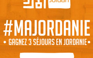 #MaJordanie : jeu-concours en ligne de l'OT de Jordanie pendant 3 semaines