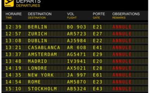 Grève : 20% des vols annulés à Orly, un tiers à Marseille jeudi