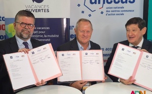 Vacances Ouvertes, l’Unccas et ADN Tourisme s’engagent pour augmenter le taux de départ en vacances
