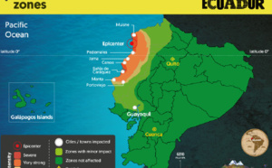 Séisme Equateur : les infrastructures touristiques épargnées dans la majeure partie du pays