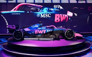 Alpine (F1) dévoile sa livrée 2026 à bord du MSC World Europa