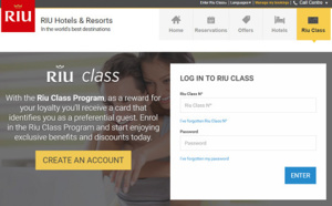 RIU Hotels &amp; Resorts offre un nouveau site Internet à son programme de fidélité