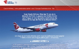 Czech Airlines fait gagner des billets aux agents de voyages