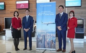 Cathay Pacific : 40 ans de liaisons entre Paris et Hong Kong