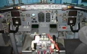 La solitude du pilote de ligne dans son cockpit...