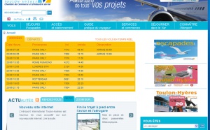 L'aéroport de Toulon-Hyères met en ligne un nouveau site Internet