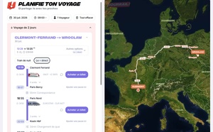 Hourrail donne libre accès à son planificateur d’itinéraires bas carbone