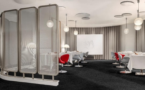 Air France présente le réaménagement de son salon "La Première" à Paris-Charles de Gaulle