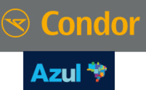 Brésil : Condor et Azul Brazilian Airlines deviennent partenaires