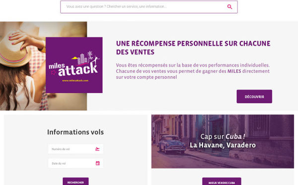 Corsair met en ligne un site Internet B2B
