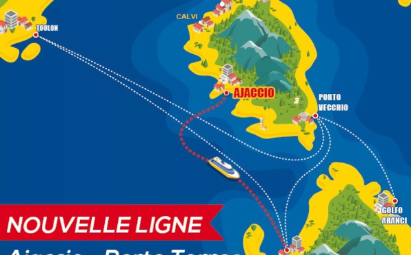 Corsica Ferries ouvre des liaisons entre la Corse et la Sardaigne