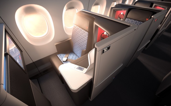 Delta Air Lines lancera ses cabines Delta Premium et Delta One en 2017