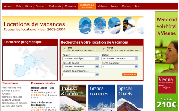 Locations hiver : Opodo.fr lance une nouvelle version de son moteur