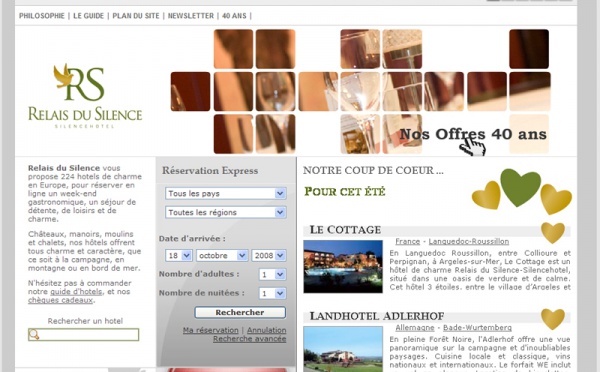 Relais du Silence choisit ReservIT pour sa plate-forme de réservation