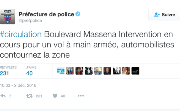 Tentative de cambriolage à l'agence Asieland à Paris