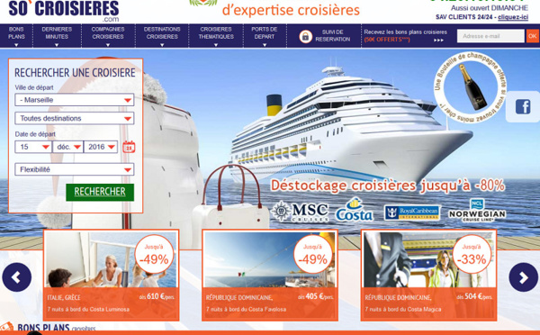 SoCroisières.com recrute 20 conseillers croisières à Nice et Paris