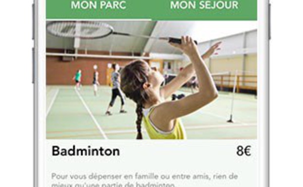 Center Parcs : nouvelle version de l'application mobile