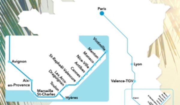 Voyages SNCF : billets Prem's TGV été 2017 pour le Sud-Est de la France en vente dès le 2 février