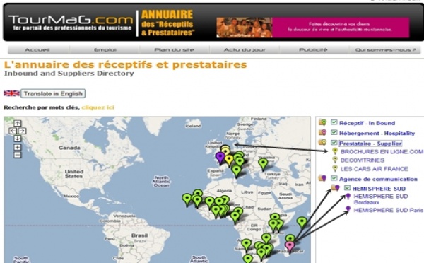 Réceptifs et Prestataires : une corde sup' au registre de TourMaG.com