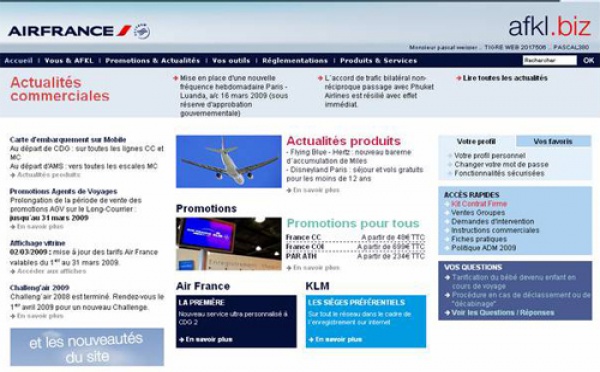 Air France et KLM lancent afkl.biz