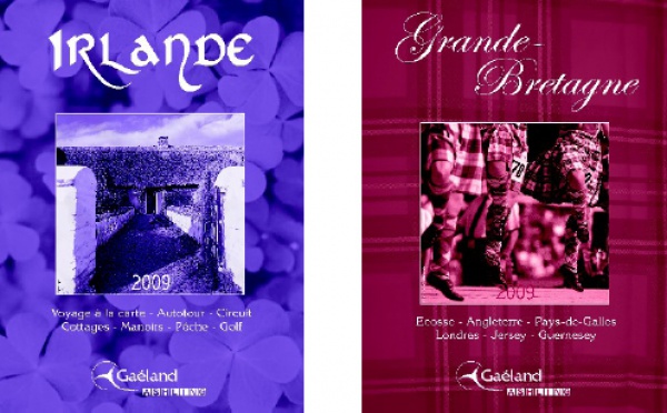 Gaéland Ashling : nouvelles brochures Irlande et Grande-Bretagne