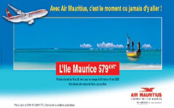 Air Mauritius : l'Ile Maurice à partir de 579 Euros HT