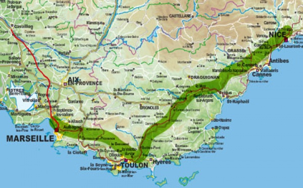 LGV PACA : le tracé passera par Marseille, Toulon et Nice