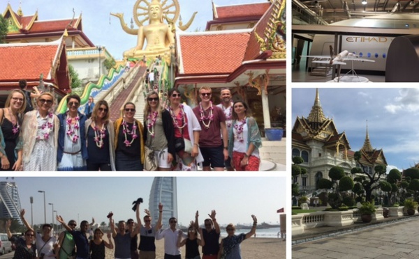 Climats du Monde : 10 agents de voyages à Abu Dhabi, Dubaï et la Thaïlande