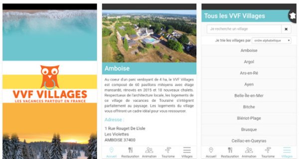 VVF Villages lance son appli mobile