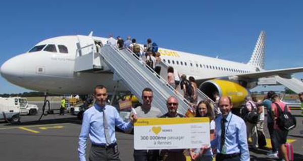 Vueling : plus de 300 000 passagers à Rennes depuis 2013