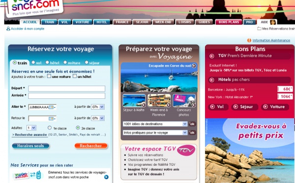 V - Voyages-SNCF.com : "le trafic sur notre site mobile a explosé cet été''