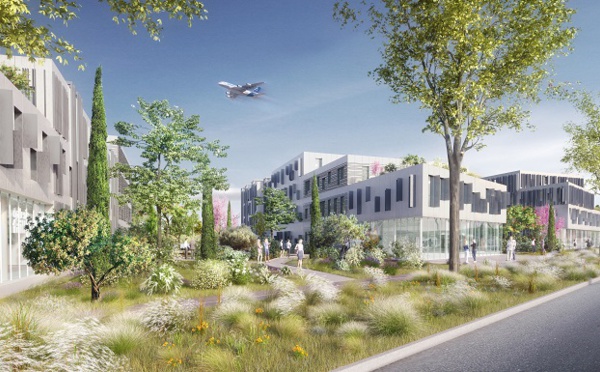 L'aéroport Montpellier Méditerranée dévoile son projet de parc tertiaire végétalisé
