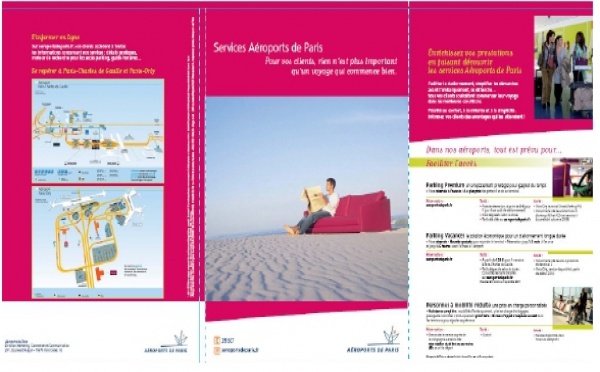 Kit  "Services Aéroports de Paris" : un outil d'info et promo pour les agences