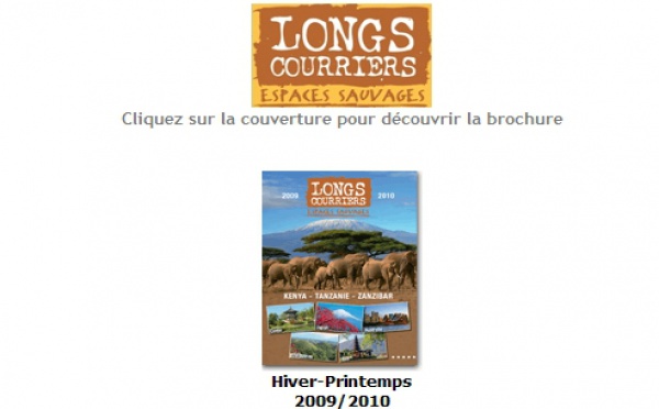 Longs Courriers : la "ligne" Hiver-Printemps 2009/2010 est en Brochure !