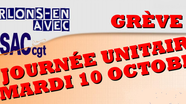 Contrôleurs aériens : appel à la grève de l'USAC-CGT pour le 10 octobre 2017