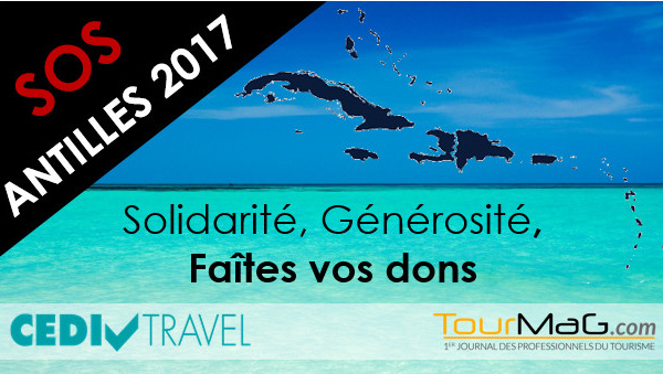 SOS Antilles 2017 : Amadeus fait un don de 5000 euros pour l'initiative Cediv/TourMaG.com... et vous ?