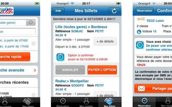 Voyages-sncf.com lance son application iPhone